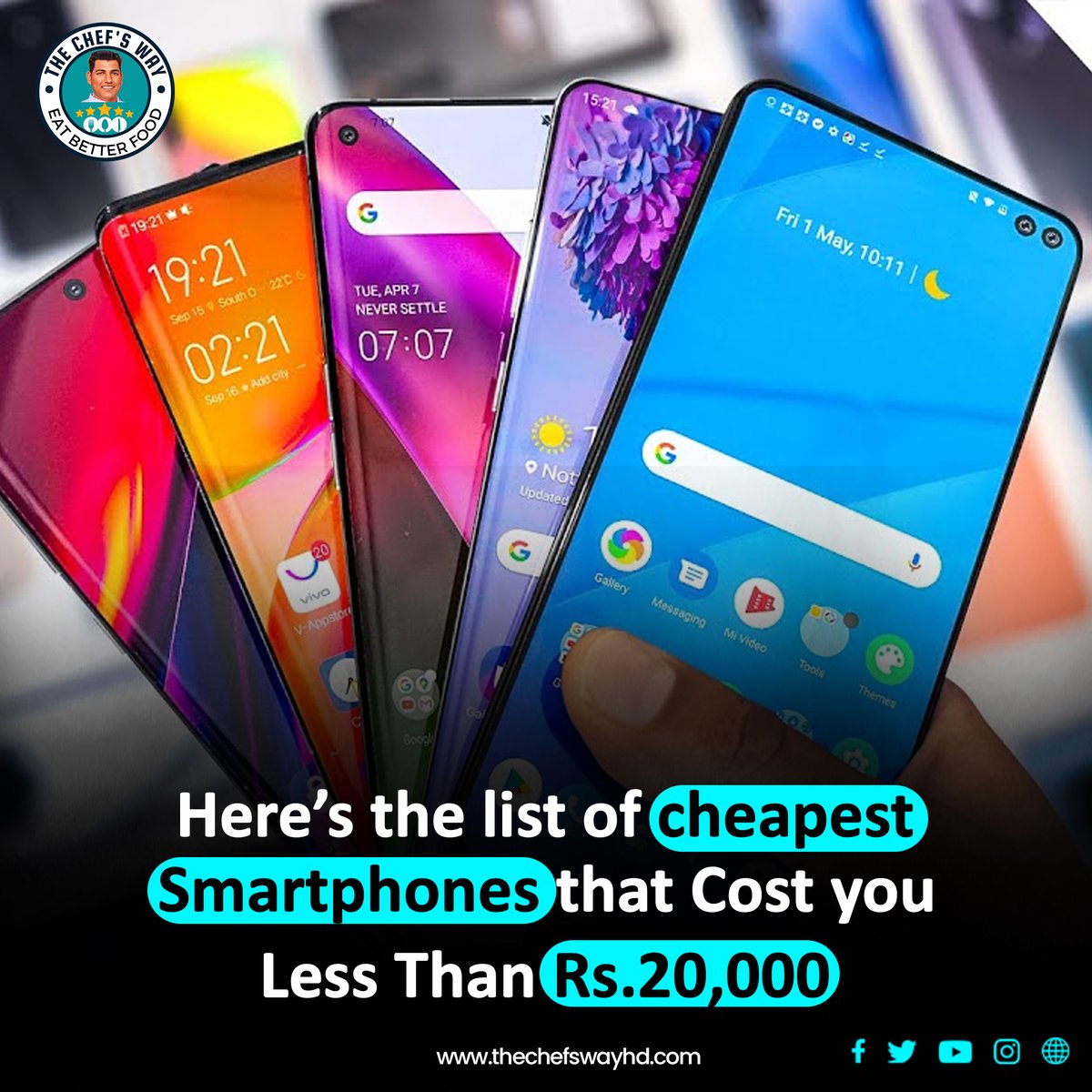 itel P17 Pro
Nokia C21 
Xiaomi Redmi 9C 
The vivo Y12a 

#cheapest #smartphone #itel #infinix #vivo #Xiaomi #nokia #thechefsway