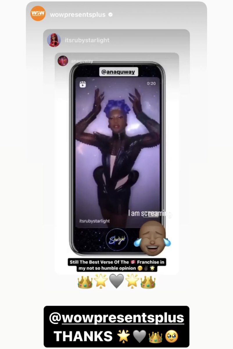 RubyTStarlight's tweet photo. Thanks @wowpresentsplus π₯Ήππ
Genuinely Appreciate π©Άππ©Ά
#DragRace #rupaulsdragrace #RPDR #dragracefrance #canadasdragrace #DragQueen #dragqueen #rubystarlight #DragRaceAllStars #DragRaceEspana #DragRaceMexico https://t.co/DfRrCRhHF2