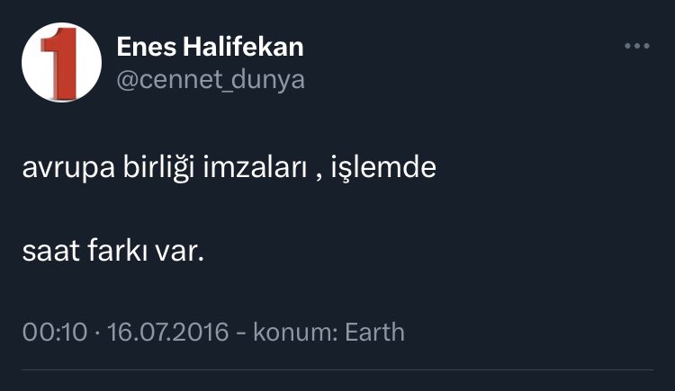 gizliservis06's tweet photo. 3 yıl önce tutuklanan FETÖ’cünün bylock yazışmalarını aktardığı hesaptan darbe gecesi attığı bir tweet;

Avrupa Birliği darbeyi tanımaya hazırlanıyormuş. https://t.co/3S1mS8Sb47