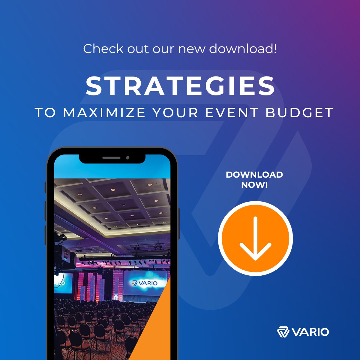 Varioproduction's tweet image. From leveraging technology to smart vendor partnerships, we&apos;ll show you how to create magic while keeping costs down. 💰
DOWNLOAD NOW: hubs.li/Q01QXp6h0

#EventBudgeting #MaximizeYourSpend #EventPlanningTips #EventBudget #AudioVisual #EventProduction #EventProfs