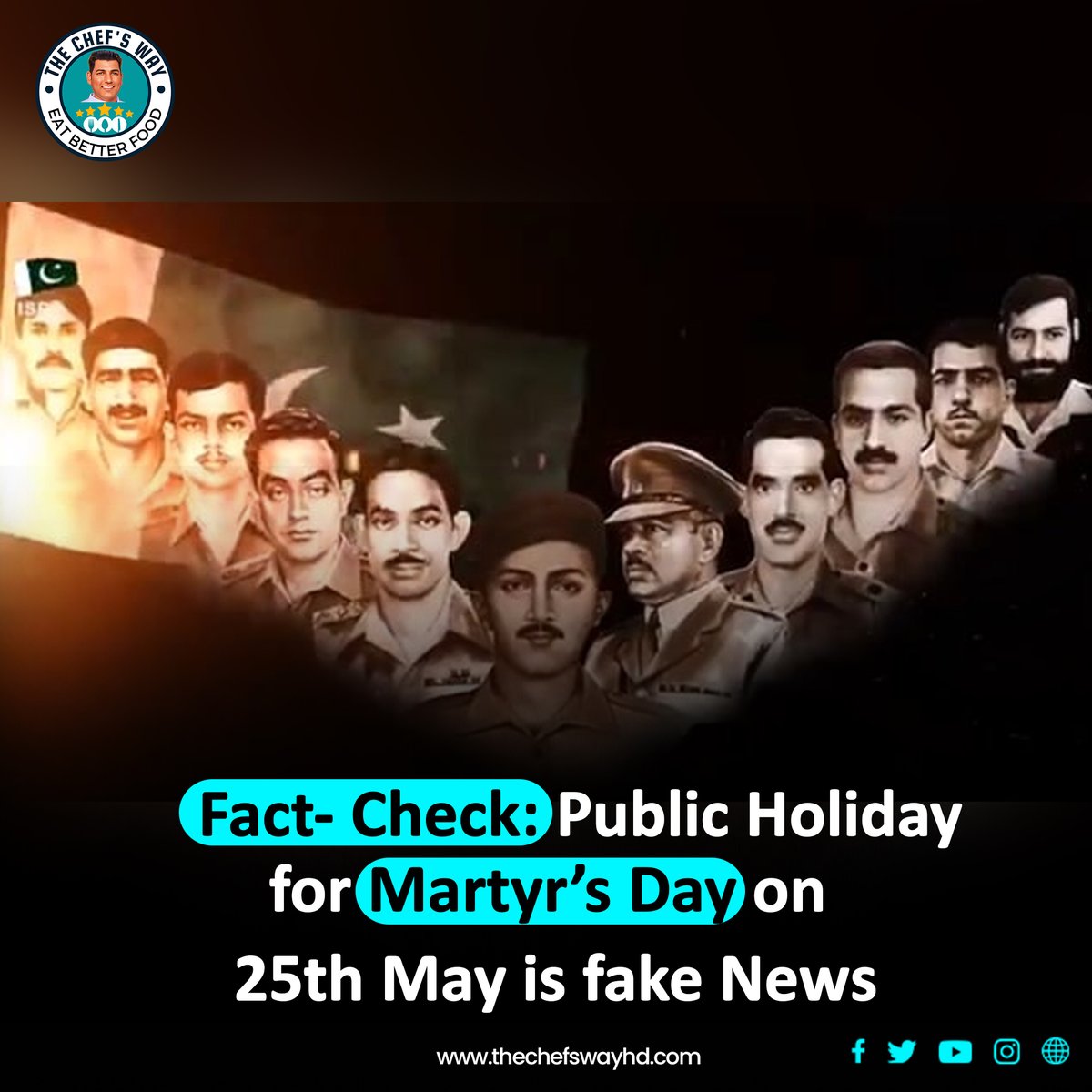 The Information Minister, Marriyum Aurangzeb, addressed reports about a  public holiday on May 25, Pakistan Martyrs Day.  Ministry emphasizing  that spreading fake news is wrong, illegal, and harmful to the nation.
#fake #news  #martyred #maryam #aurangzeb #nation #thechefsway