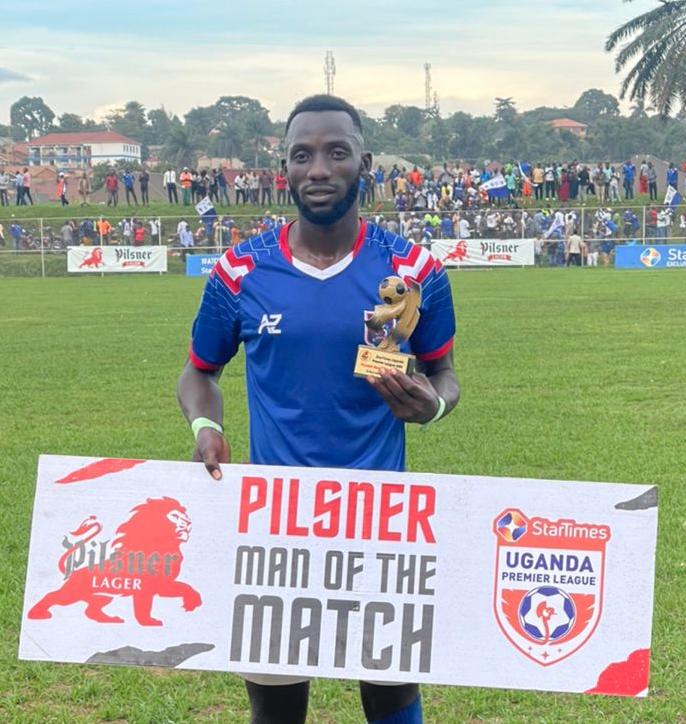 SCVillaJogoo's tweet image. BC 'Lefter' bagged the all important goal and he's the @PilsnerLagerUg MVP ⚽

#VILLABPFC #SCVUpdates #WeAreJogoos