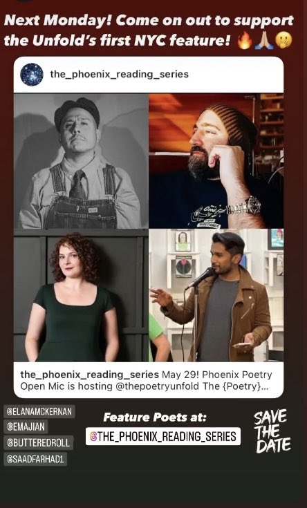 May 29, The Phoenix Poetry Open Mic Features! 

#JENNIEatCANNES #spokenword #nyc #unionsquare