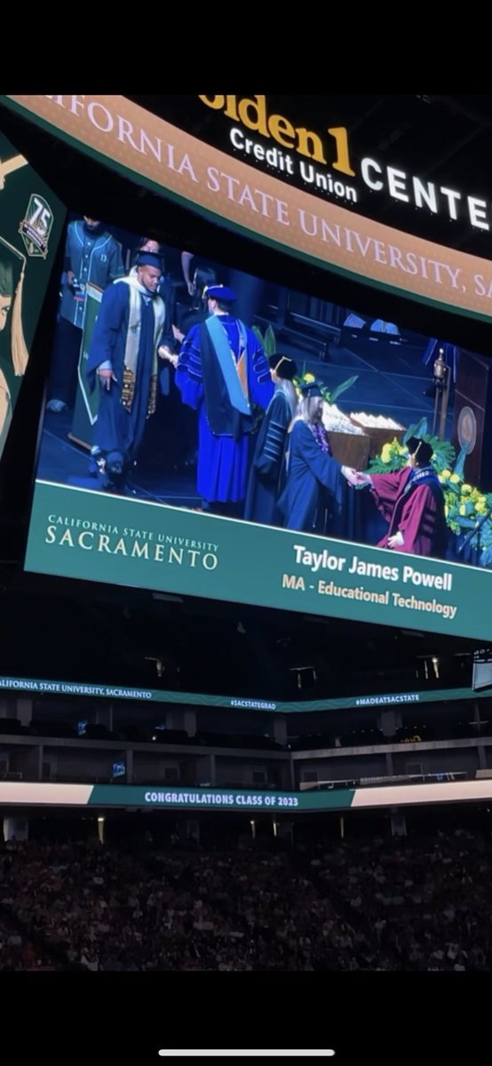 First, 
I want to start by giving praise to God for giving me strength and patience through this journey. Also want to Thank Sacramento State for the opportunity to compete on the field and in the classroom. Couldn’t have done this without my Family
Thank you,
M.A. Taylor Powell