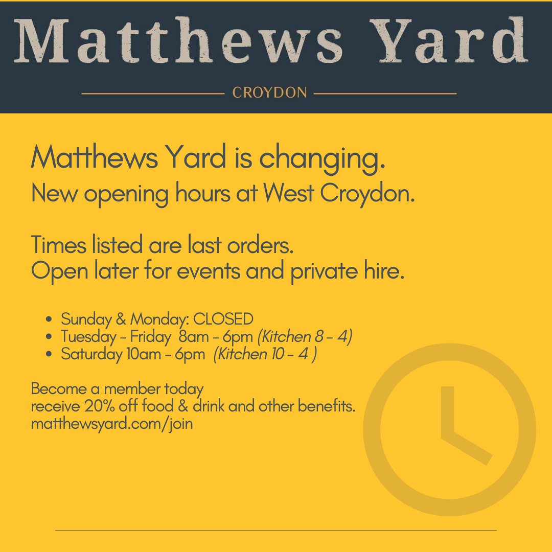 It's time. The final curtain for our multifunction event space in West Croydon. Read all about it here: matthewsyard.com/s/stories/its-…