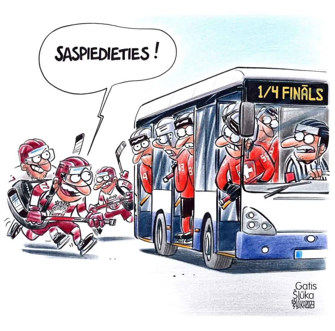 Dachinja's tweet photo. Jaaaa! Malači mūsējie! 🇱🇻✌️❤️ un @KarikaturaLv atkal 10-niekā trāpījis. https://t.co/8lPAq2K3mz
