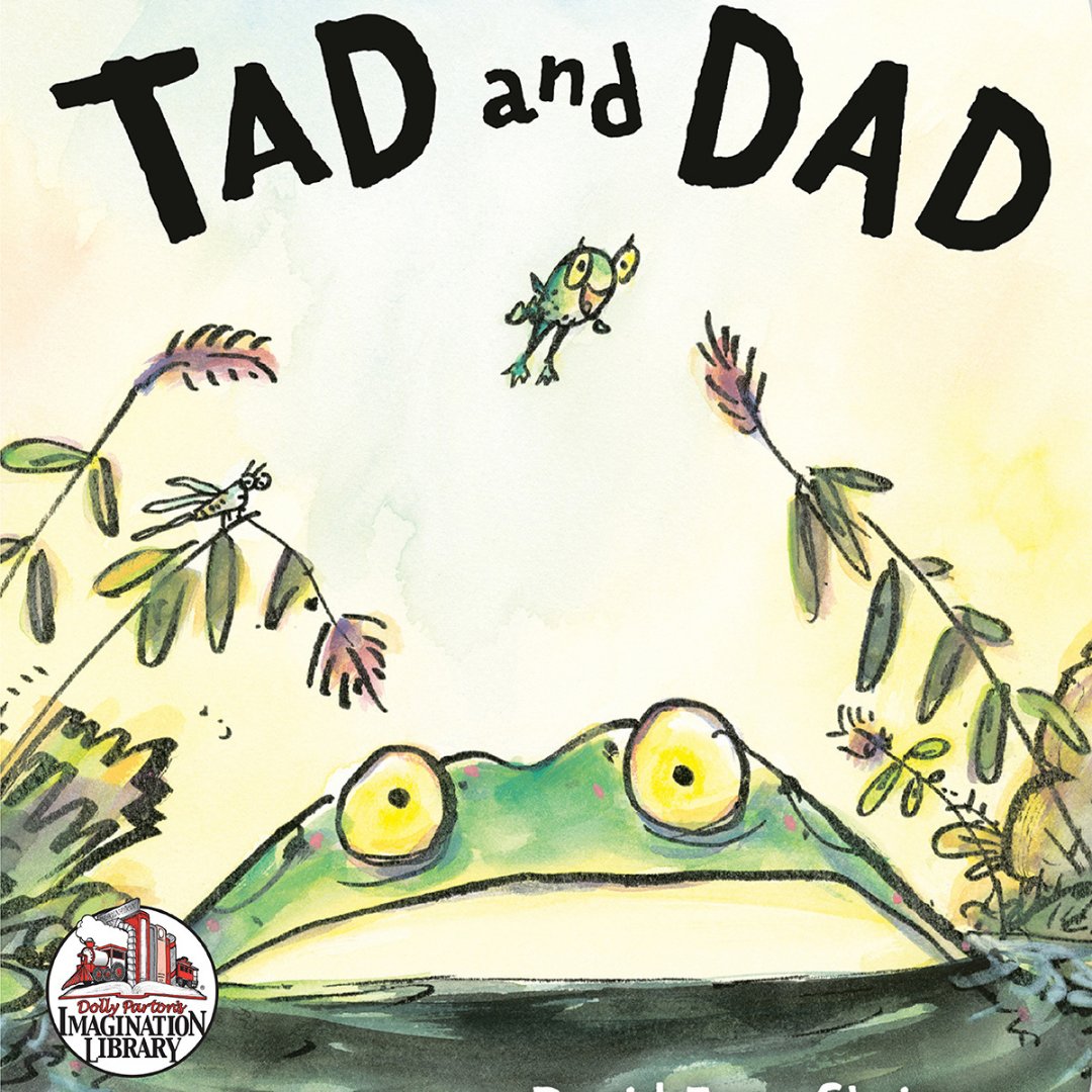 In 'Tad and Dad,' discover a tender tale of a growing tadpole who loves his frog dad so much he never gives him a moment's peace. Written and illustrated by @_DavidEzraStein. #DollysLibrary