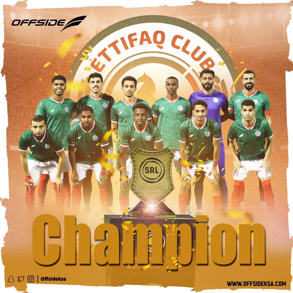 offsideksa's tweet photo. الأولويات لأصحابها👌

مبروووك فوز وتتويج شريكنا نادي #الاتفاق  بأول بطولة للدوري السعودي الرديف ❤️💚

بهذه المناسبة سحب على عدد 3 تيشيرتات اتفاقية من الرتويت 🔄 والردود💬 ومتابعة الحساب✅️😍😍😍 

@Ettifaq
#الاتفاق_الفتح https://t.co/7RijuQ5wmK