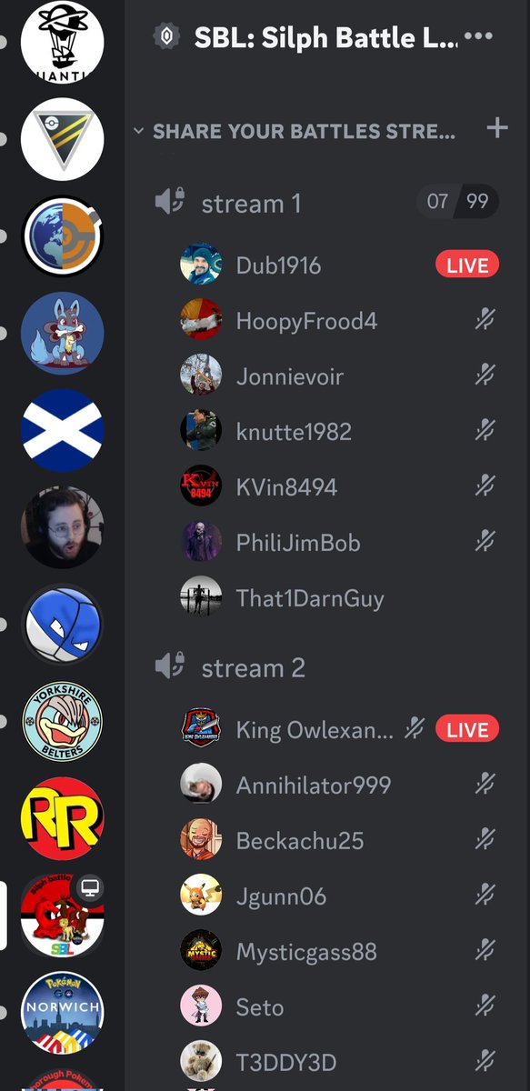 Group stages of Season 4 of SBL GetRekt well under way, some good numbers tuning in to watch the battles and have a good laugh at the Pokémon selection #PokemonGO #PvP #autorekt #GetRektTrainer