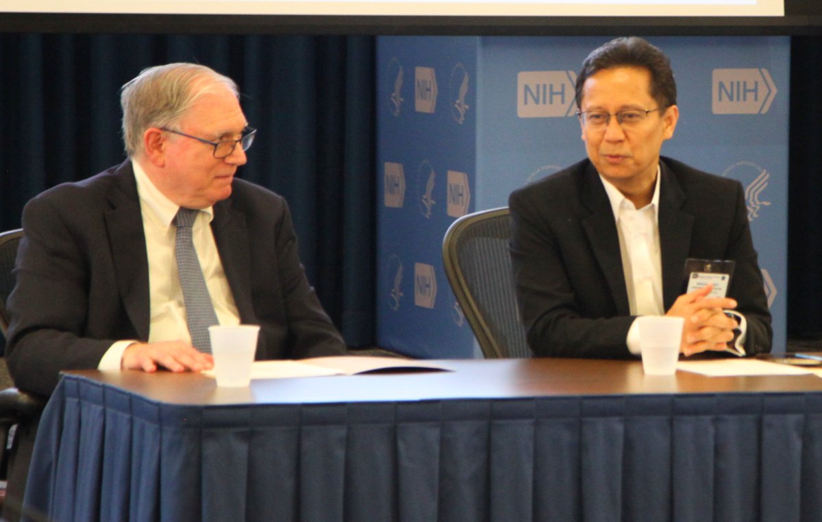 Acting NIH Director Lawrence Tabak (left) was honored to welcome Minister of Health of the Republic of Indonesia, Budi Gunadi Sadikin (right), to NIH on May 22. They agreed to formalize discussions for further cooperation between the @KemenkesRI & @NIH . @IndonesiainDC