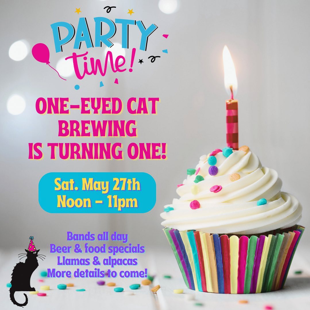 Doing some jammin' @ One-Eyed Cat Brewing for their 1st Anniversary this Saturday! Event starts at noon with live music, food, beer, games and vendors. TBB set starts 8:30pm 🤘
#musician #livemusic #buffalony #buffalomusic  #fullband #liveband #singersongwriter #tbb #beer #chips