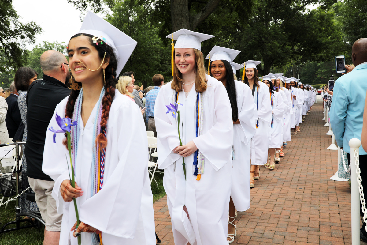 Congratulations, to <a href="/SaintMarysNC/">Saint Mary's School</a> graduating class of 2023! Beautiful commencement Sunday, May 21, in our historic oak grove! #Classof2023