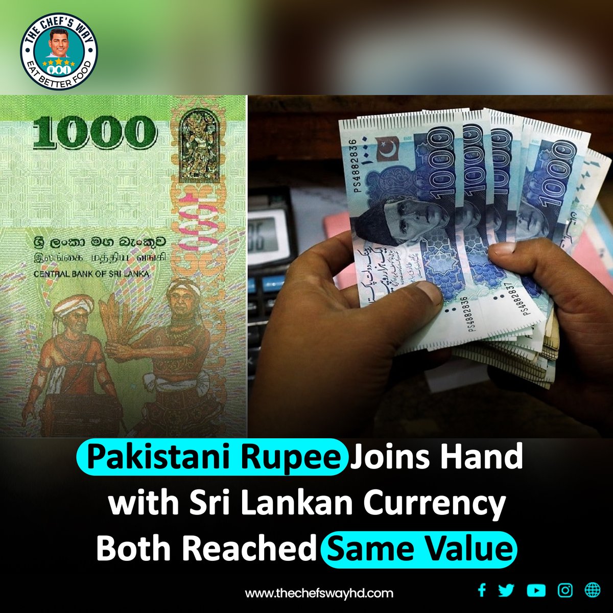 In a surprising turn of events, the Pakistani Rupee (PKR) and the Sri  Lankan Rupee (LKR) have almost reached an equivalent value.
#pak #currency #devalue #deflation #srilankan #markets #highlight #risk #thechefsway