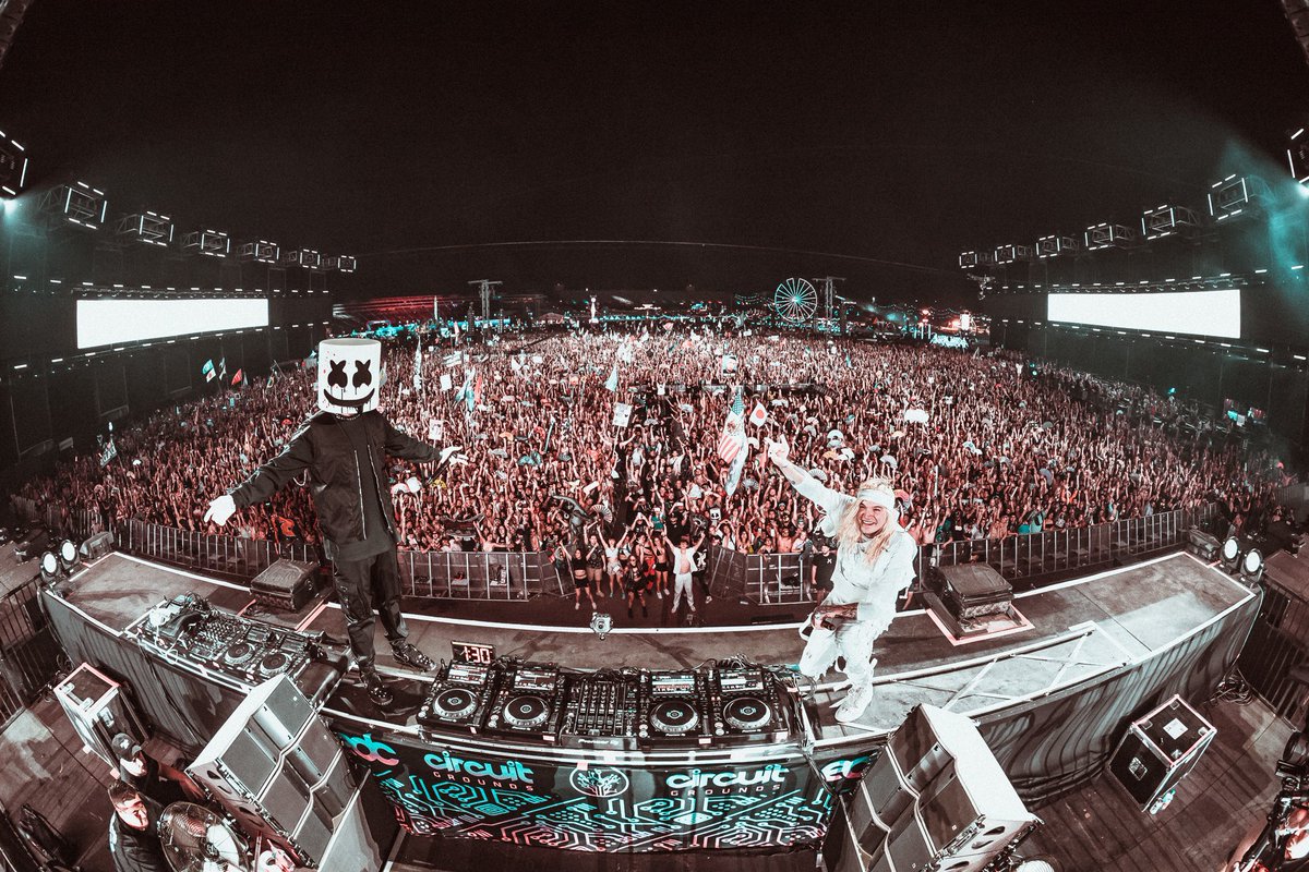 ohdagyo's tweet photo. Still can’t get over how monumental this set was. Big congrats and mad love for @svddendeath @marshmello and the entire team, y’all crushed it❤️ https://t.co/bKqpUflMD7
