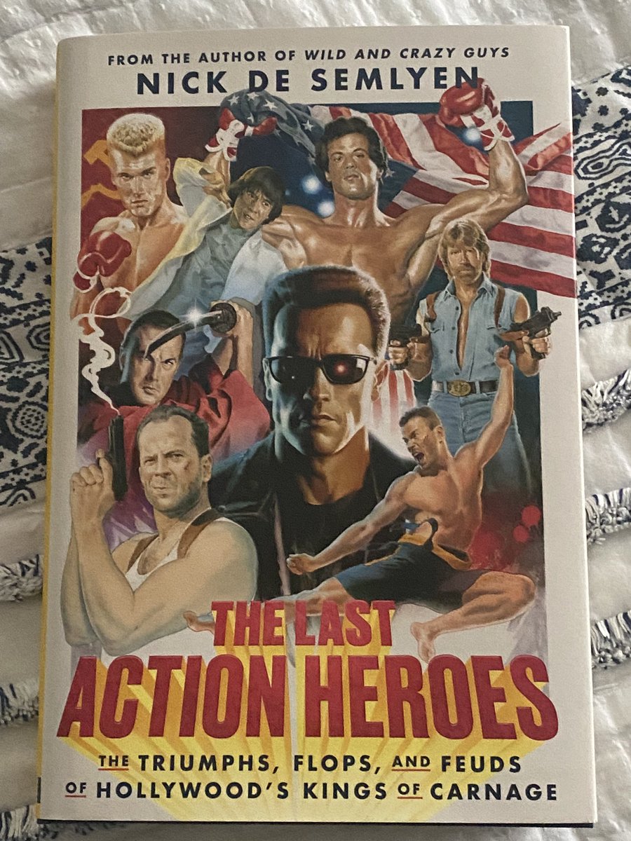 I received an advance copy today of <a href="/NickdeSemlyen/">Nick de Semlyen</a>’s THE LAST ACTION HEROES. Cannot wait to dig in!