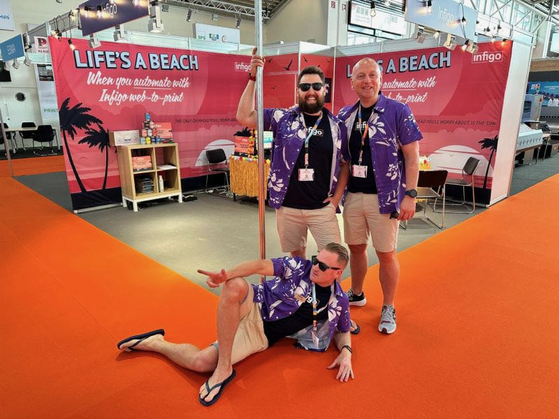 FESPA is here! Make sure you call by Infigo Hall 3 A52 and get your cool pair of free sunglasses! They are also giving away a VR Headset worth Euro 300!
Have a wonderful time and make sure you grab your copy of Specialist Printing Worldwide
#printingsolutions