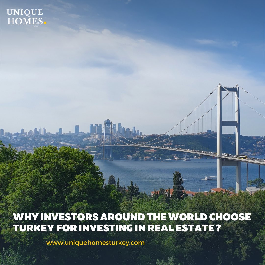 uniquehomesTR's tweet photo. Investing in real estate in Turkey has become an increasingly attractive option for investors from all around the world.
Tap the link below to read the full article ⬇️
https://t.co/R0FVL6OGq1
#turkeyproperty #istanbulproperty #istanbul #turkishcitizenship #Turkey #RealEstate https://t.co/n8uMPCJ8A7