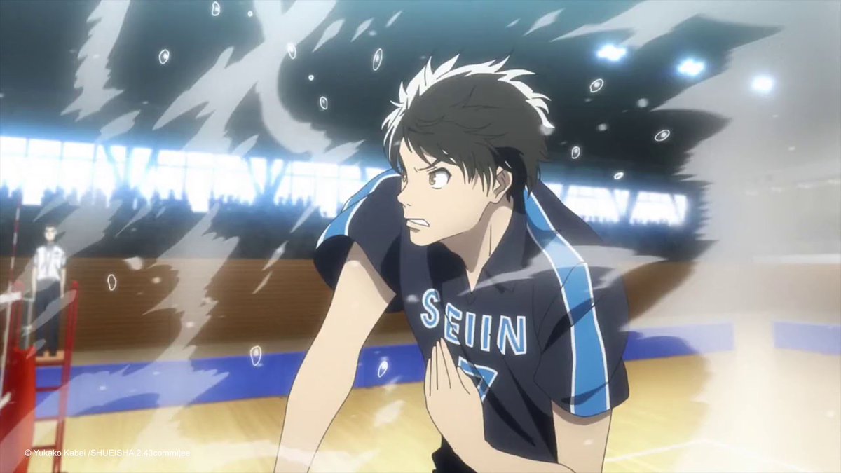 AnimeTV チェーン on Twitter "Volleyball at full power! 🏐 — Watch 2.43