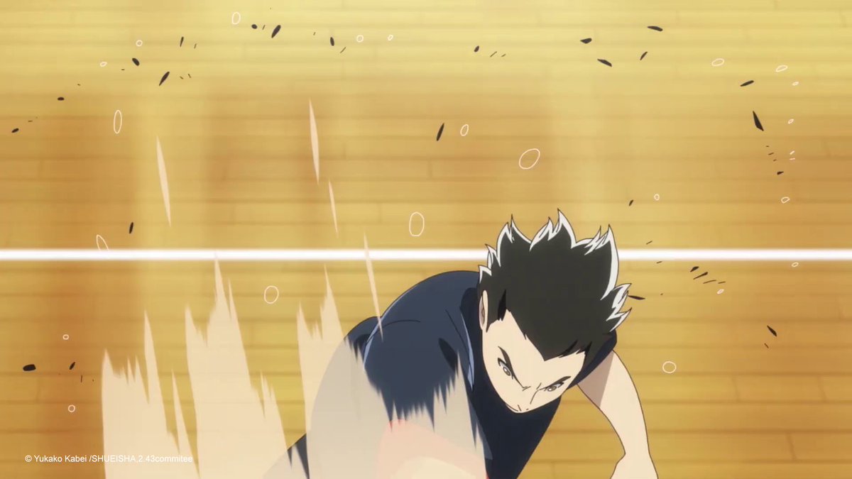 AnimeTV チェーン on Twitter "Volleyball at full power! 🏐 — Watch 2.43