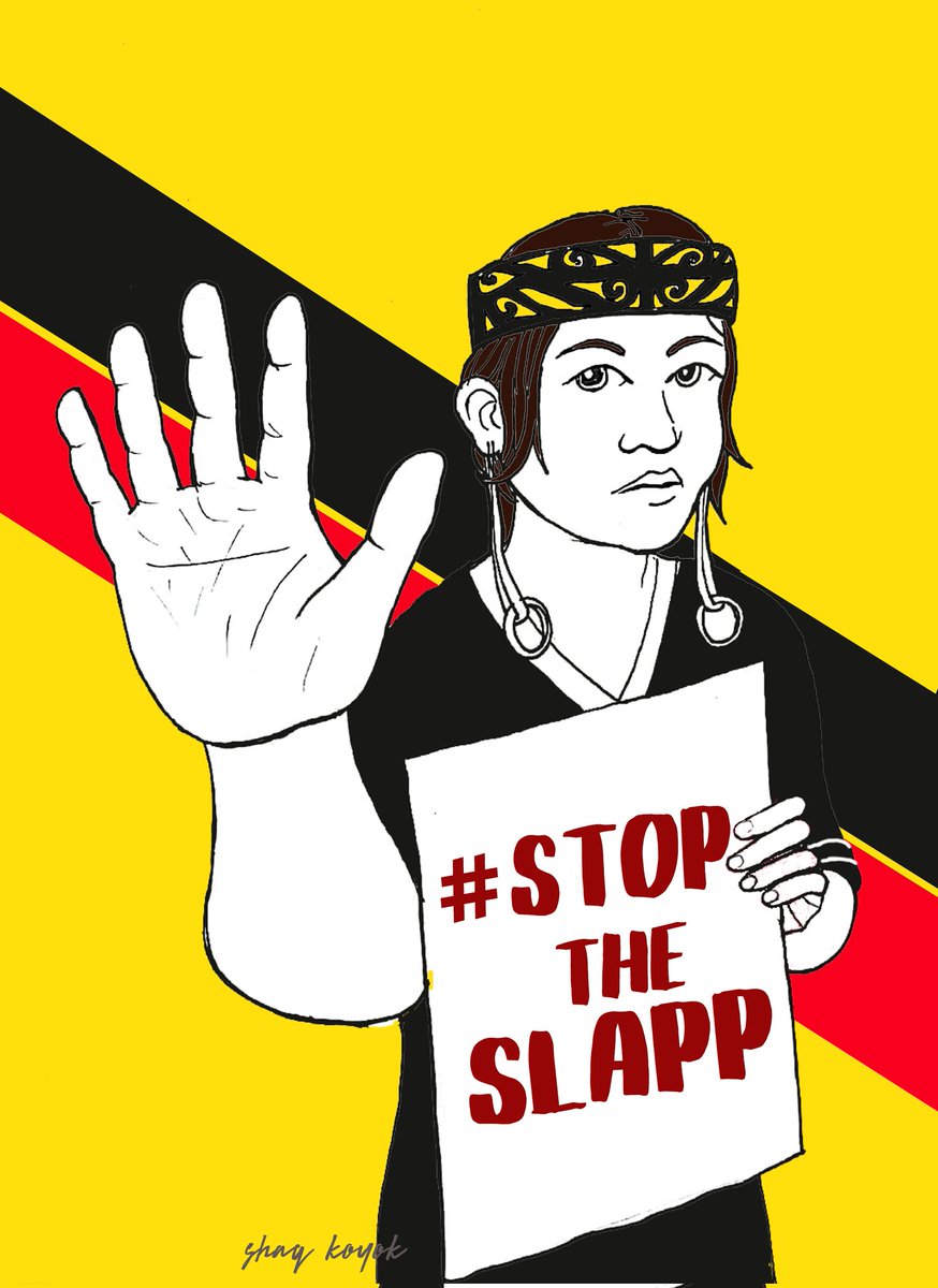 Climate Action Now. Solidarity for Save Rivers saverivers.org Stop the SLAPP! 

#stoptheslapp #ClimateAction #indigenousresistance #River #sarawak #borneo