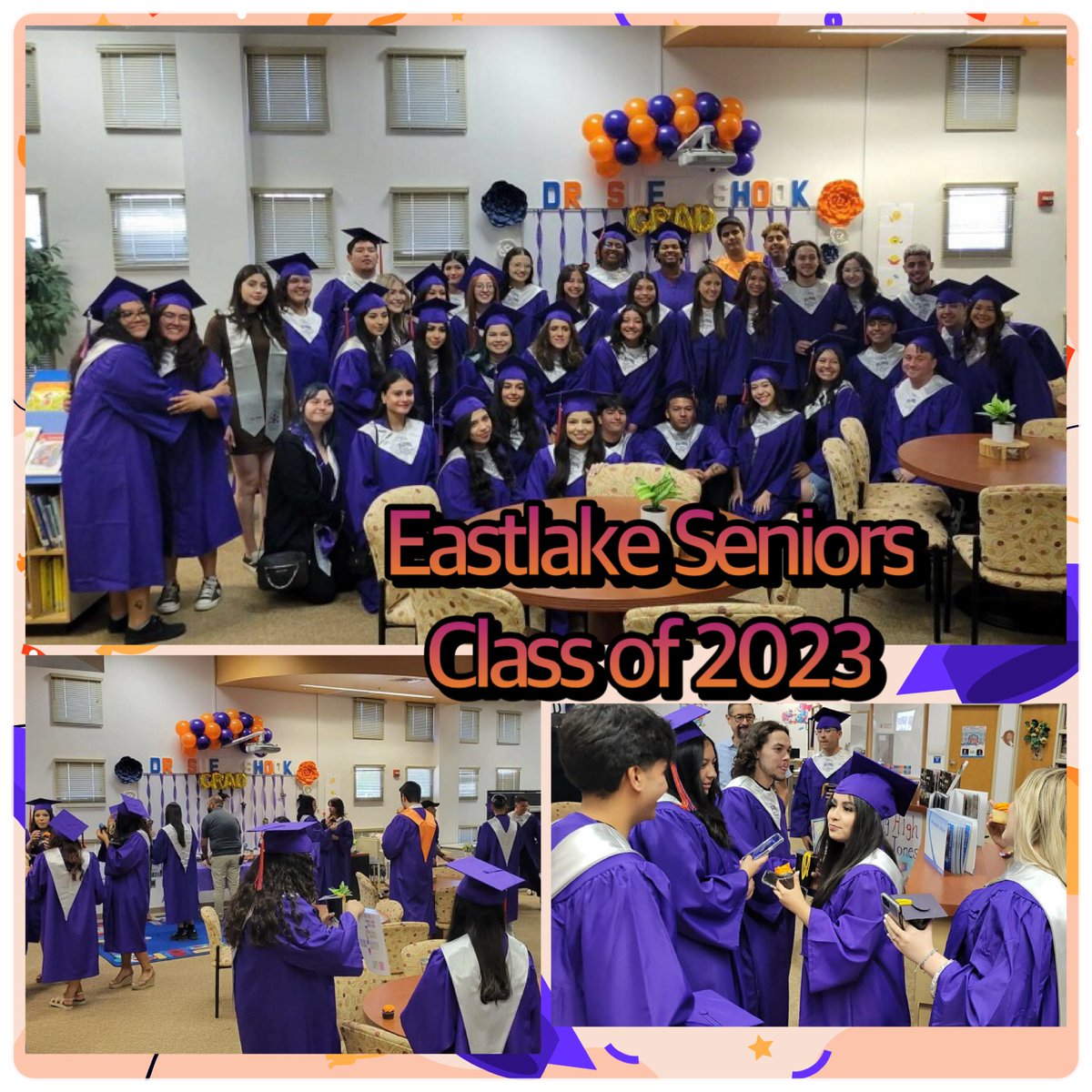Eastlake Seniors taking a memory walk as a Rattler @ Dr. Sue A. Shook Elementary! #ShookEmpowers #TeamSISD
