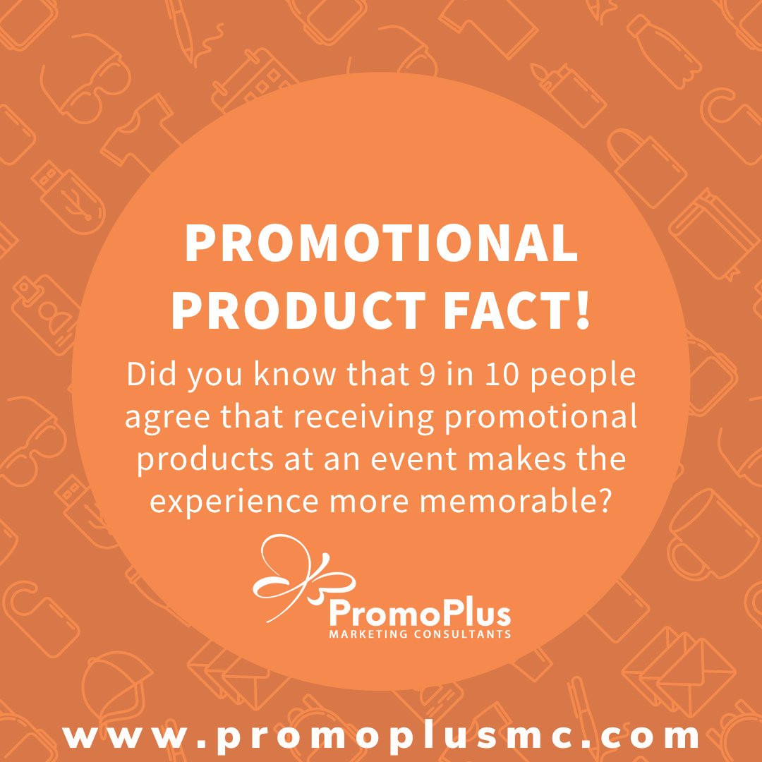 Do you know?

Promotional products help your brand in every event!

#PPMC #PromoPlusMC #PromotionalProducts #swag #marketing #branding #ladyboss #womanbusinessowner #supportyourlocalbusinesses #Daviefl #Daviebusinesses #promolady #promoproducts  #promotionalmarketing #POP