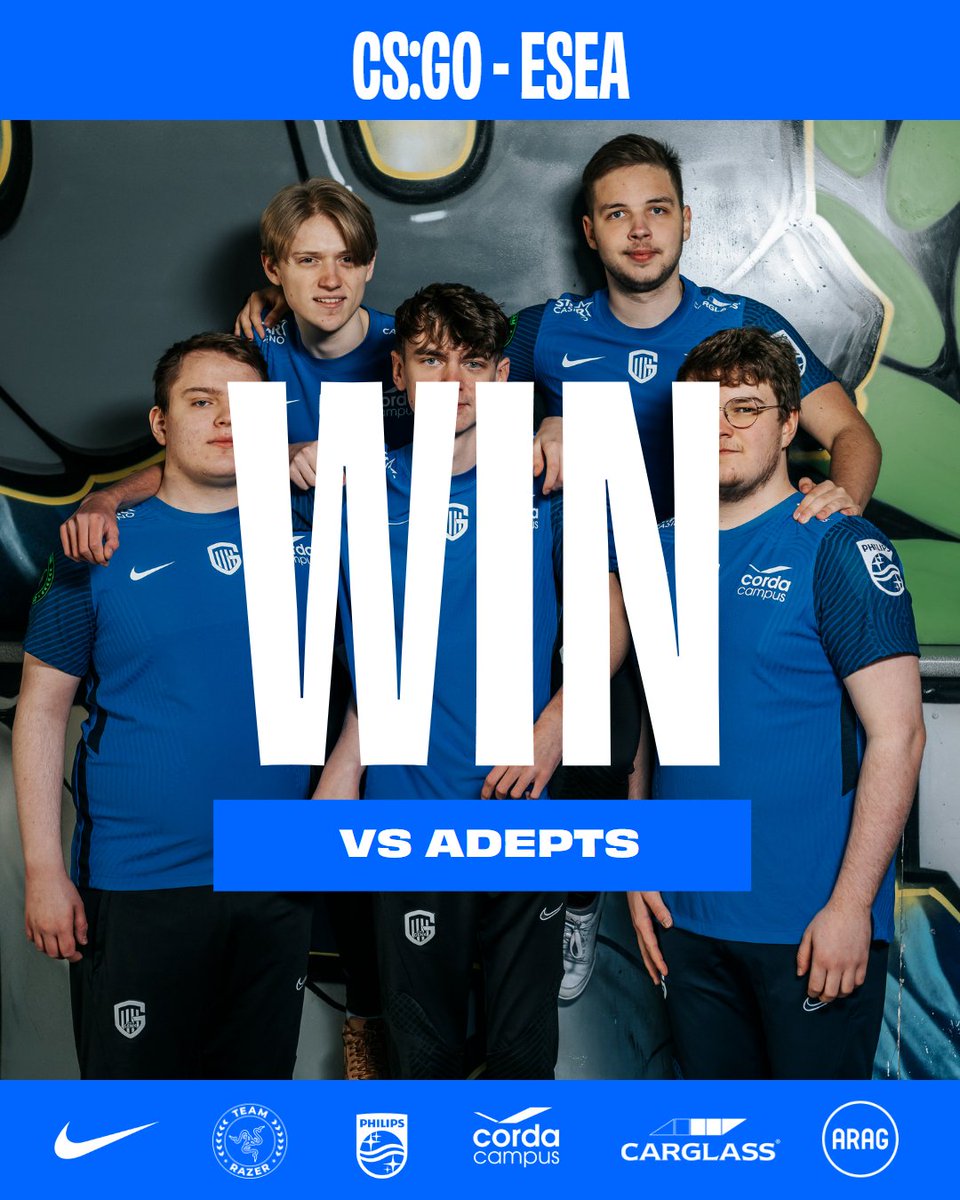 We're back! GG's @ADEPTS_TEAM 🤝 

#CSGO #PushTheLimits #Esports #Games