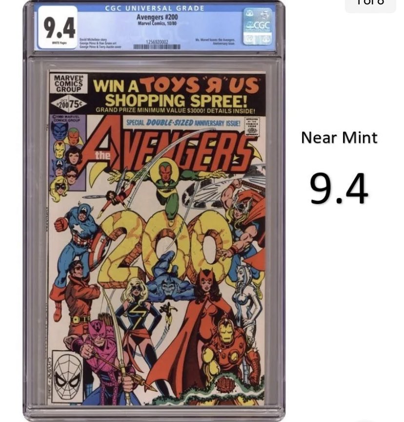 Check out Avengers #200 - Key Comic &amp; Super Controversial Issue! CGC 9.4 - Brand New Slab! ebay.com/itm/3746825347… — #comicbook #comicsforsale #collectible #comics #comiccon #comiccollecting #comiccollector #comiccommunity #collector #cgc #cgccomics #gradedcomic #avengers #mcu