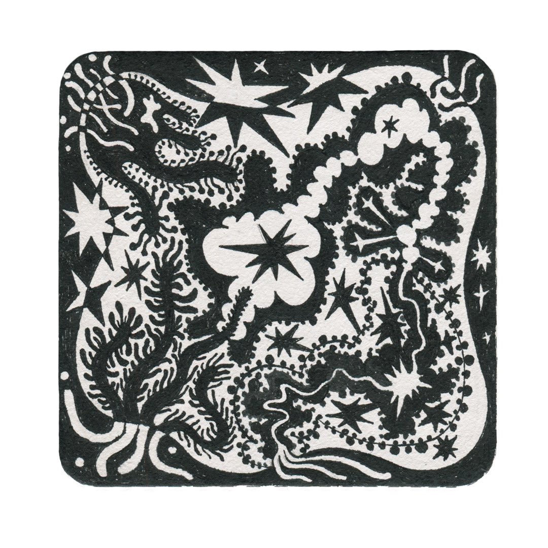 My coasters for #Salut8 at <a href="/gallerynucleus/">Gallery Nucleus</a> Portland. It’s my absolute pleasure to be part of a show with friends and illustrator colleagues🖤

The opening is Sunday June 11 at 4-7PM!!

#coasterartshow #Salutshow #inkonpaper #illustration #blackandwhite