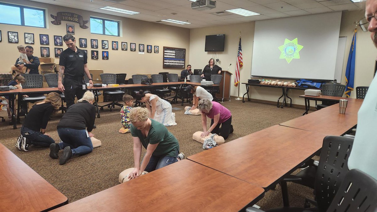 Thank you to AMR/Medic West for the CPR Training. We all learned how to save a life. 🫀❤️