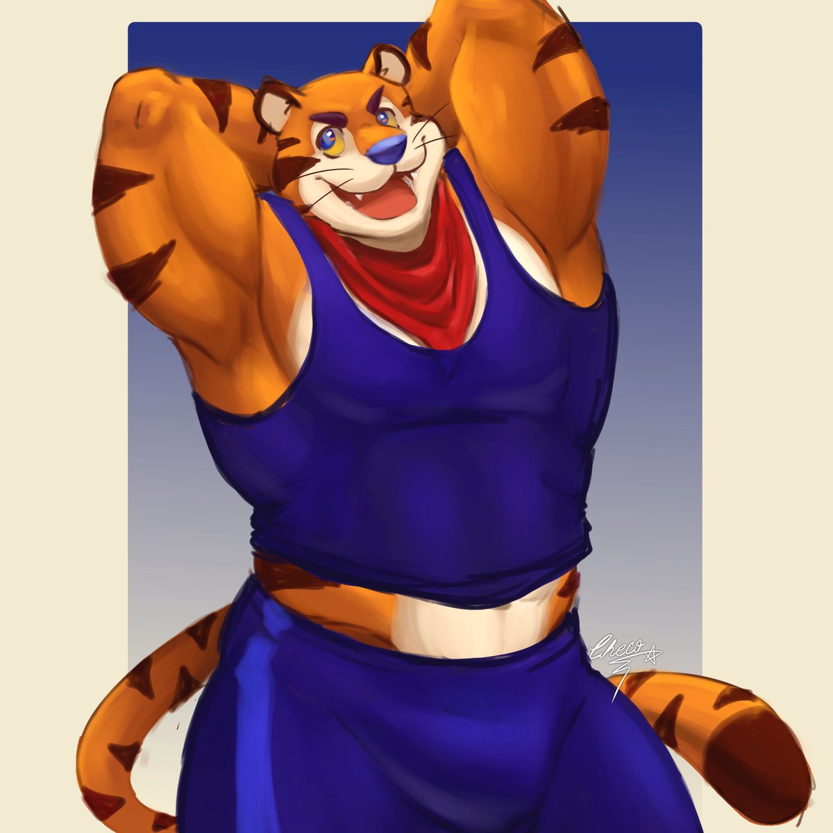 💪🐯
#Fanarts  #furryart #furryfandom #digitalart