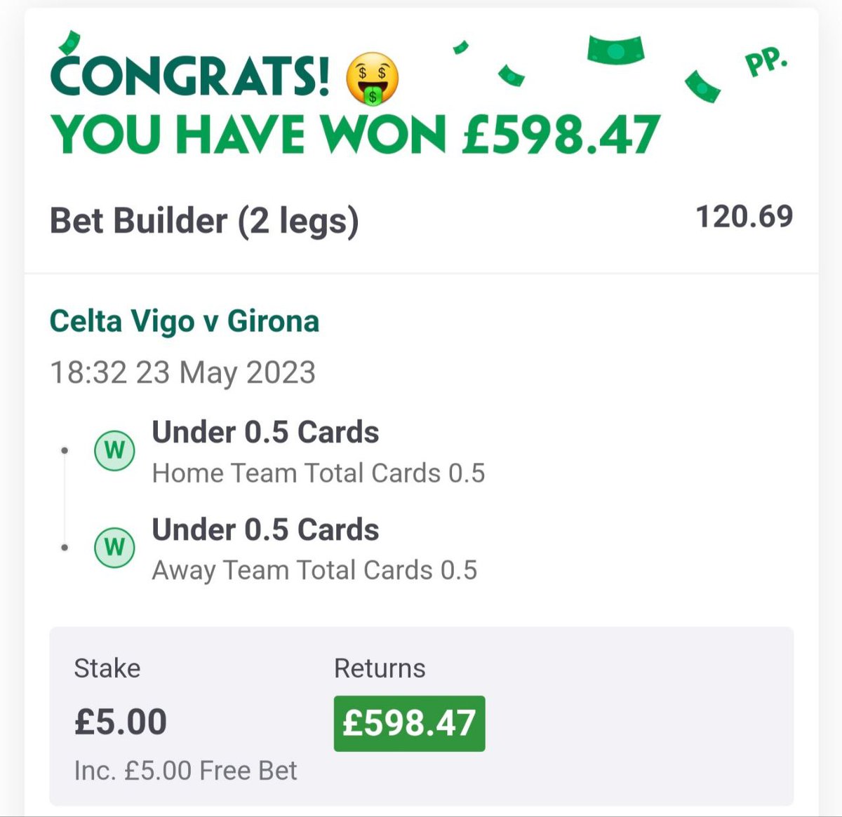 Cards Galore on Twitter "Fair to say tonight's winner in my private