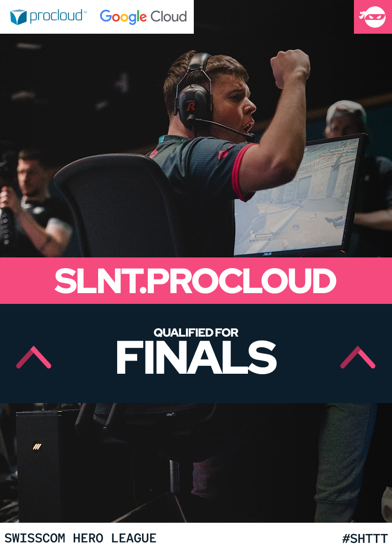 SLNT (@slntgg) on Twitter photo 🥳 GRAND FINALS! 🥳
We win the third map on inferno to qualify for the <a href="/Swisscom_Gaming/">Swisscom Gaming</a> #SwisscomHeroLeague
Well done legends <a href="/NNirmo_CS/">NNirmo</a> <a href="/FeroxCS/">ferox</a> <a href="/Firelegends_/">Dominik Burri</a> <a href="/birb42/">Birb</a> #ToreQ
<a href="/ProCloudAG/">ProCloud AG</a> 🥳 GRAND FINALS! 🥳
We win the third map on inferno to qualify for the <a href="/Swisscom_Gaming/">Swisscom Gaming</a> #SwisscomHeroLeague
Well done legends <a href="/NNirmo_CS/">NNirmo</a> <a href="/FeroxCS/">ferox</a> <a href="/Firelegends_/">Dominik Burri</a> <a href="/birb42/">Birb</a> #ToreQ
<a href="/ProCloudAG/">ProCloud AG</a>