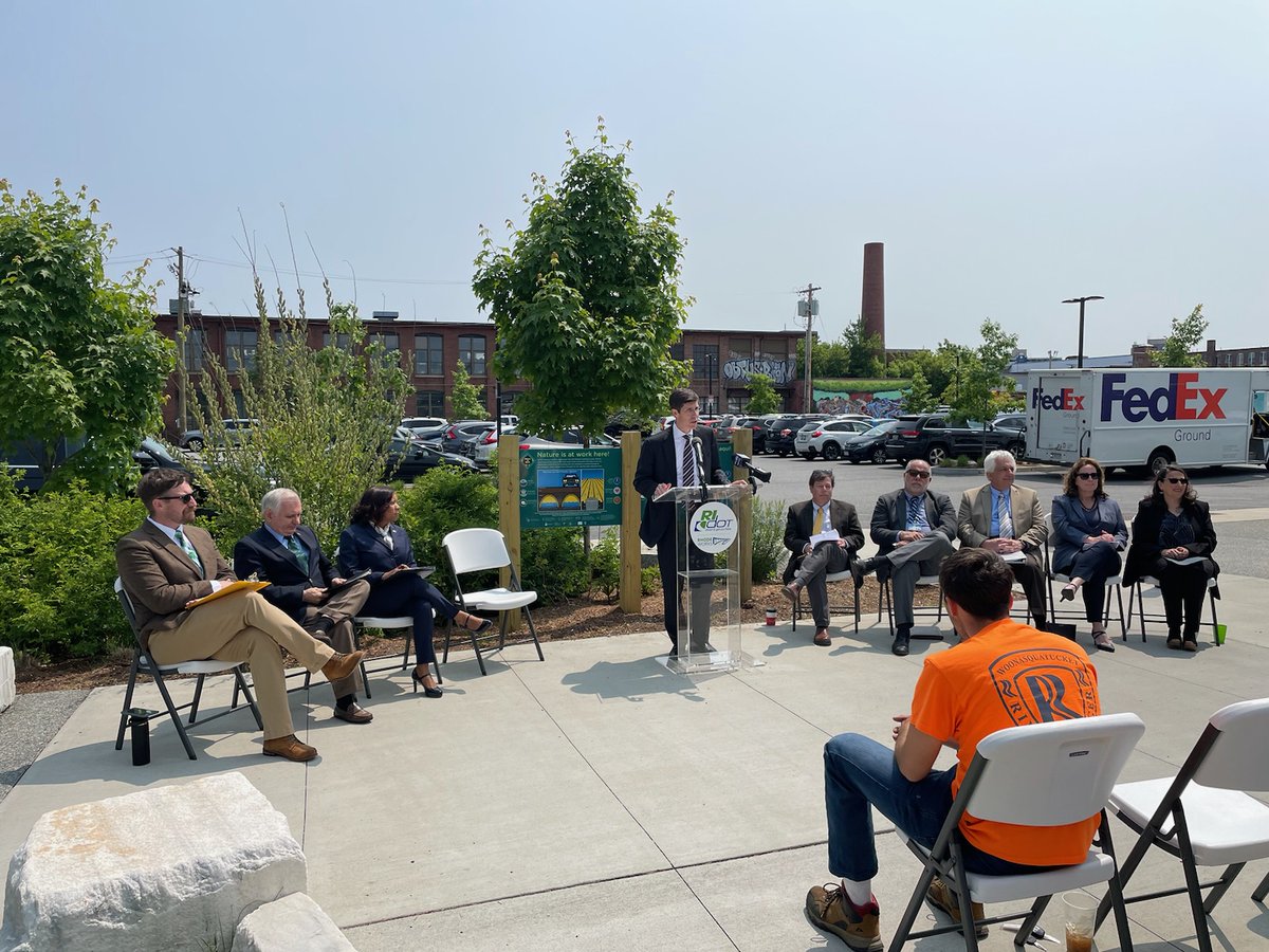 PVDMayor's tweet photo. I am proud to see the hard work of Farm Fresh Rhode Island and the Woonasquatucket River Watershed Council come to fruition to protect the environment and greatly improve the quality of life here in the Valley neighborhood. https://t.co/m6ljD0sF4e
