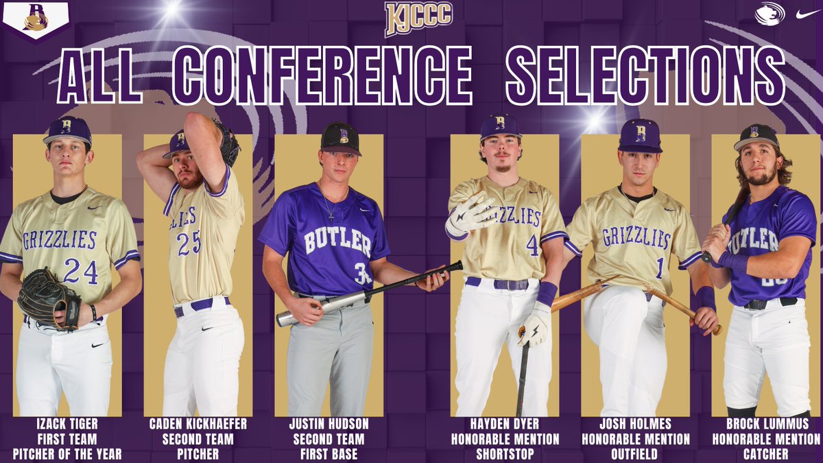 Butler Grizzlies (@butlergrizzlies) on Twitter photo Butler Baseball Has Six Players Named to All-KJCCC West Teams; Tiger Crowned Pitcher of the Year!
<a href="/Buco_Baseball/">Butler Baseball</a>
🔗- butlergrizzlies.com/sports/bsb/202…
#RoarGrizz🐻 Butler Baseball Has Six Players Named to All-KJCCC West Teams; Tiger Crowned Pitcher of the Year!
<a href="/Buco_Baseball/">Butler Baseball</a>
🔗- butlergrizzlies.com/sports/bsb/202…
#RoarGrizz🐻