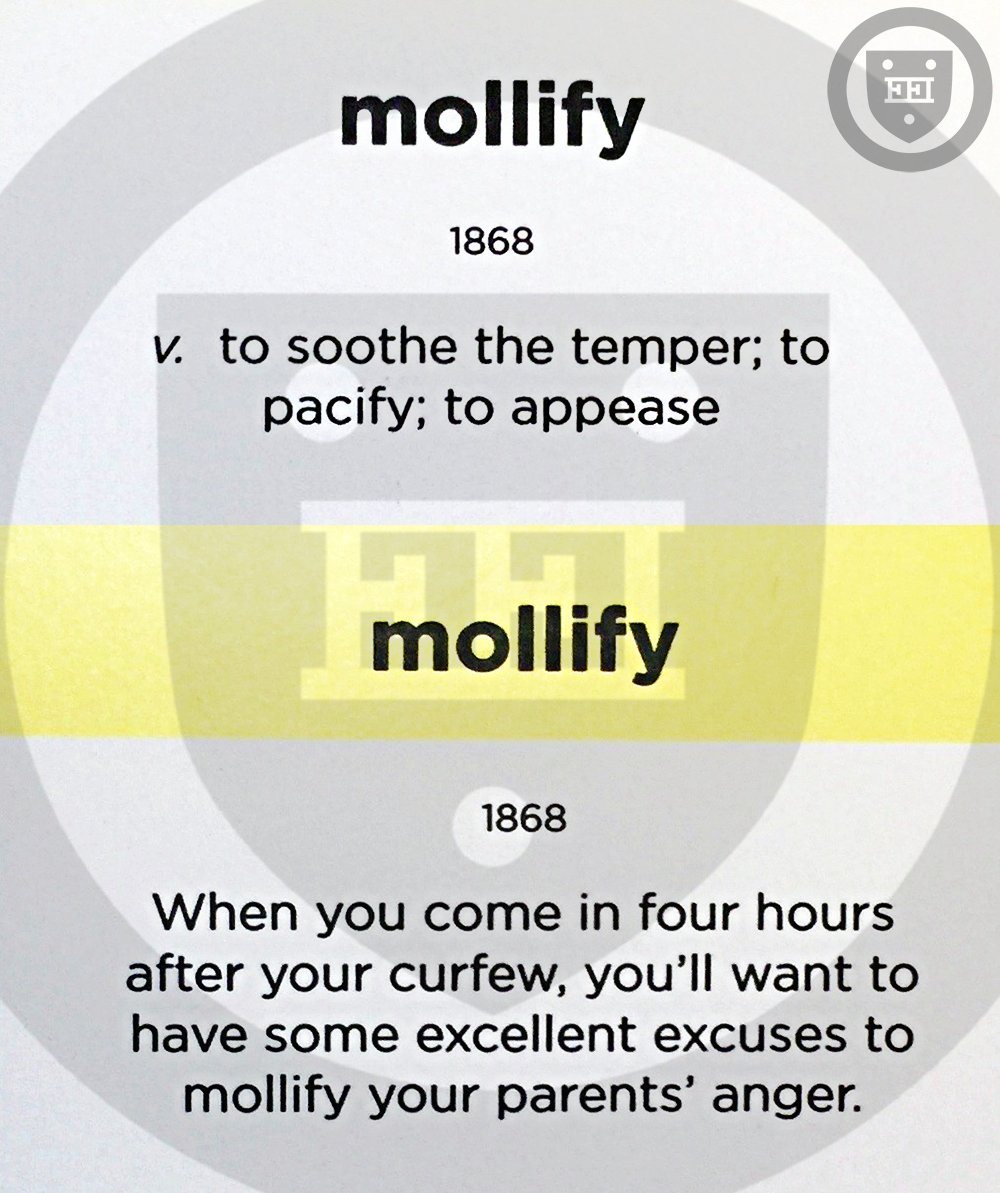 Mollify

(v.) to soothe the temper; to pacify; to appease

#vocabulary #WordoftheDay