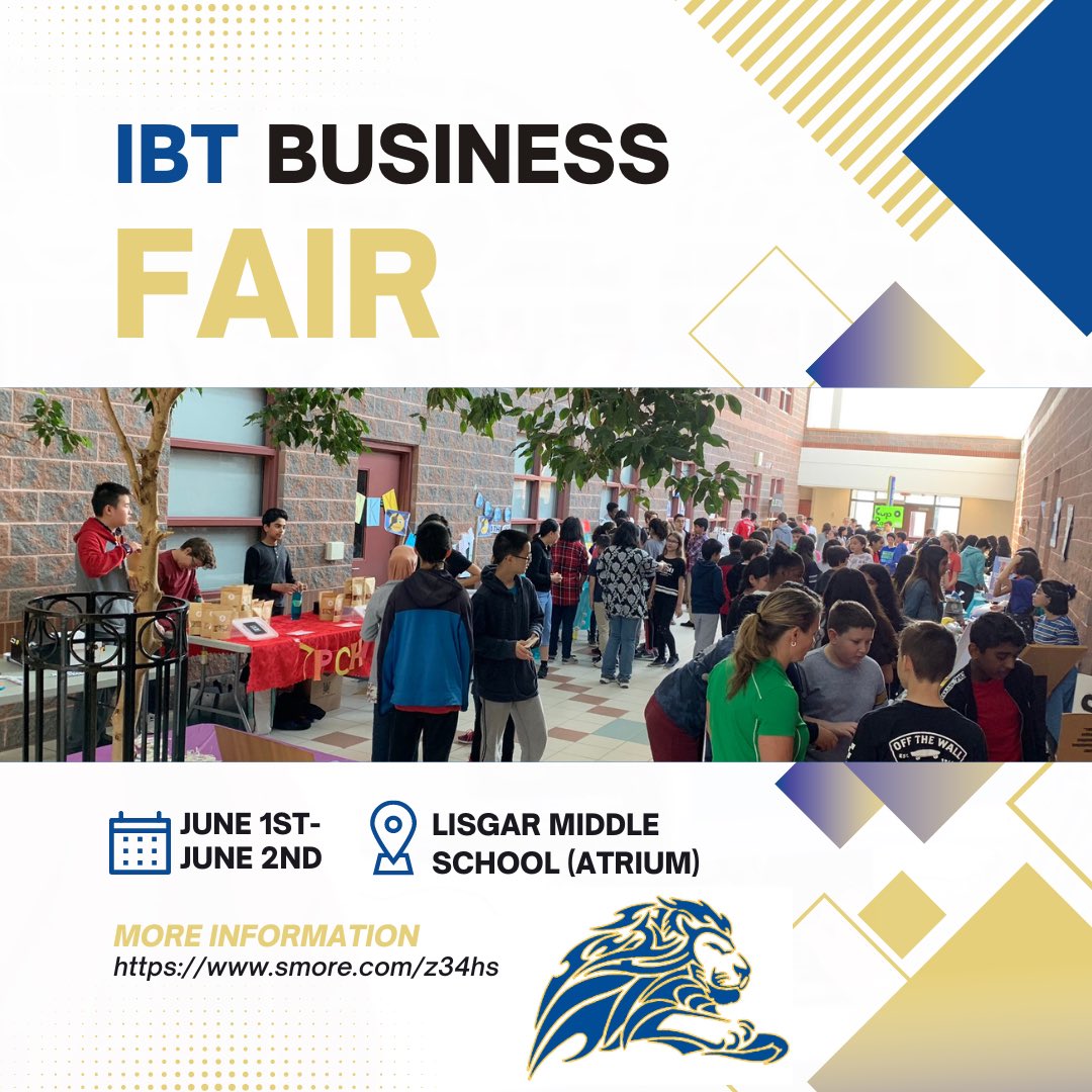 mrskooting's tweet photo. IT'S COMING! The Grade 8 IBT Business Fair is just around the corner. Check out our flyer (https://t.co/jRiv7ZJ7dd)  for information about times and all the great products we'll have available next week! #entrepreneurs @LisgarMS @PeelSchools https://t.co/XjI5VJVjWB
