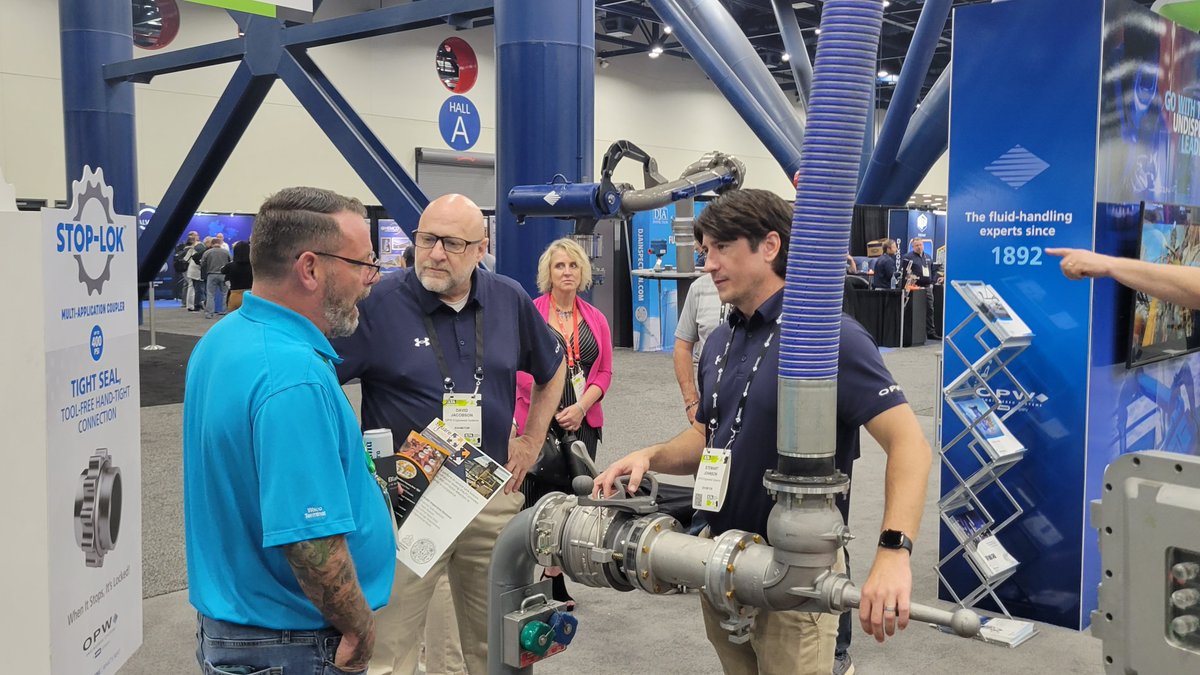 OPW_ES's tweet photo. Reporting live from Booth No. 639 at the @ilta_terminals Show! We're excited to share our latest offering: the Stop-Lok™ Multi-Application Coupler.

To learn more about innovative products like the Stop-Lok, drop by the booth and visit our experts! #ILTA #EngineeringWhatsNext https://t.co/4GFnp1IF5h
