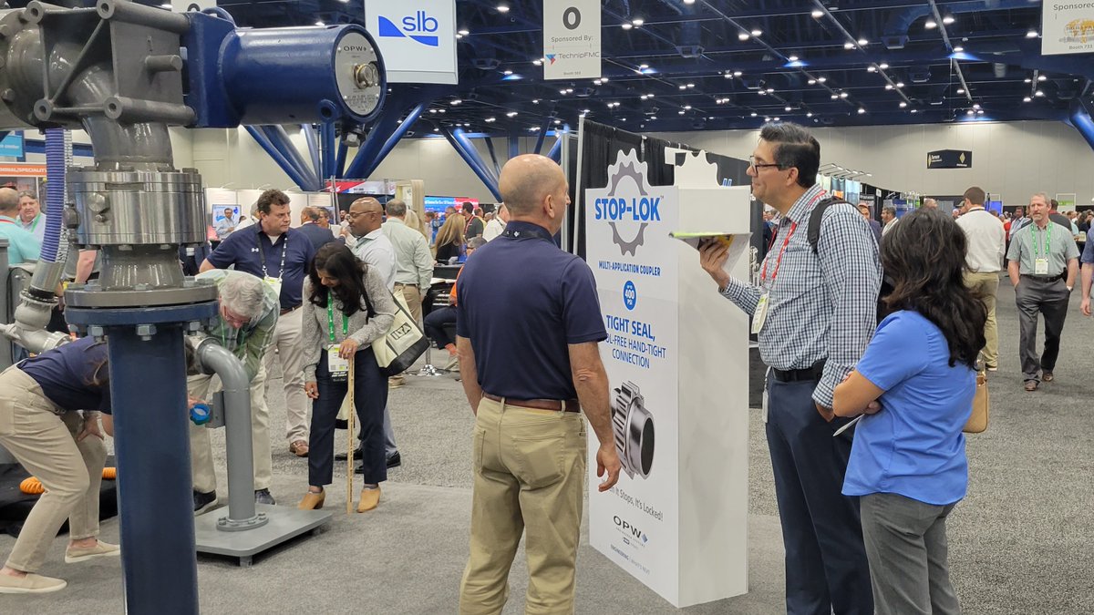 OPW_ES's tweet photo. Reporting live from Booth No. 639 at the @ilta_terminals Show! We're excited to share our latest offering: the Stop-Lok™ Multi-Application Coupler.

To learn more about innovative products like the Stop-Lok, drop by the booth and visit our experts! #ILTA #EngineeringWhatsNext https://t.co/4GFnp1IF5h