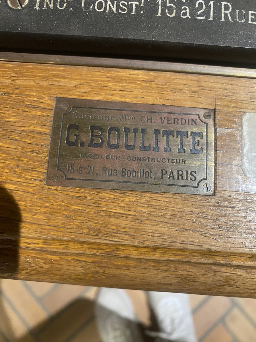 One of the first ever EKG machines…I’m in heaven