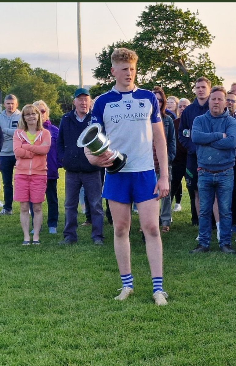 Congratulations to our U19 side who won the West Board League Final this evening defeating @skgaa on a scoreline of 3-11 to 3-3. Well done to the players and management. #killanninabù #thefutureisblue