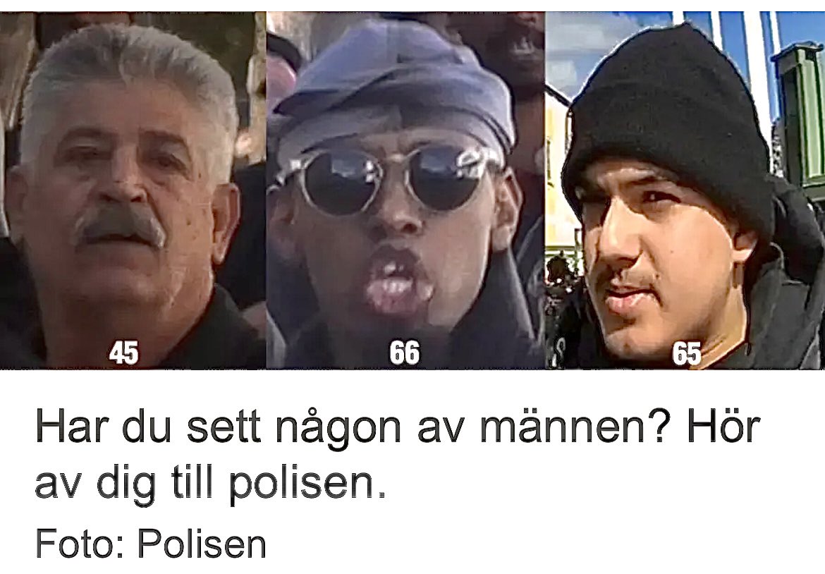 Hjälp <a href="/Polisen_Sverige/">Polisen nationellt</a> att hitta dessa stenkastare som var villiga att mörda poliser under påskupploppen
RT, för maximal spridning. Tack♥️

aftonbladet.se/nyheter/a/onBk…