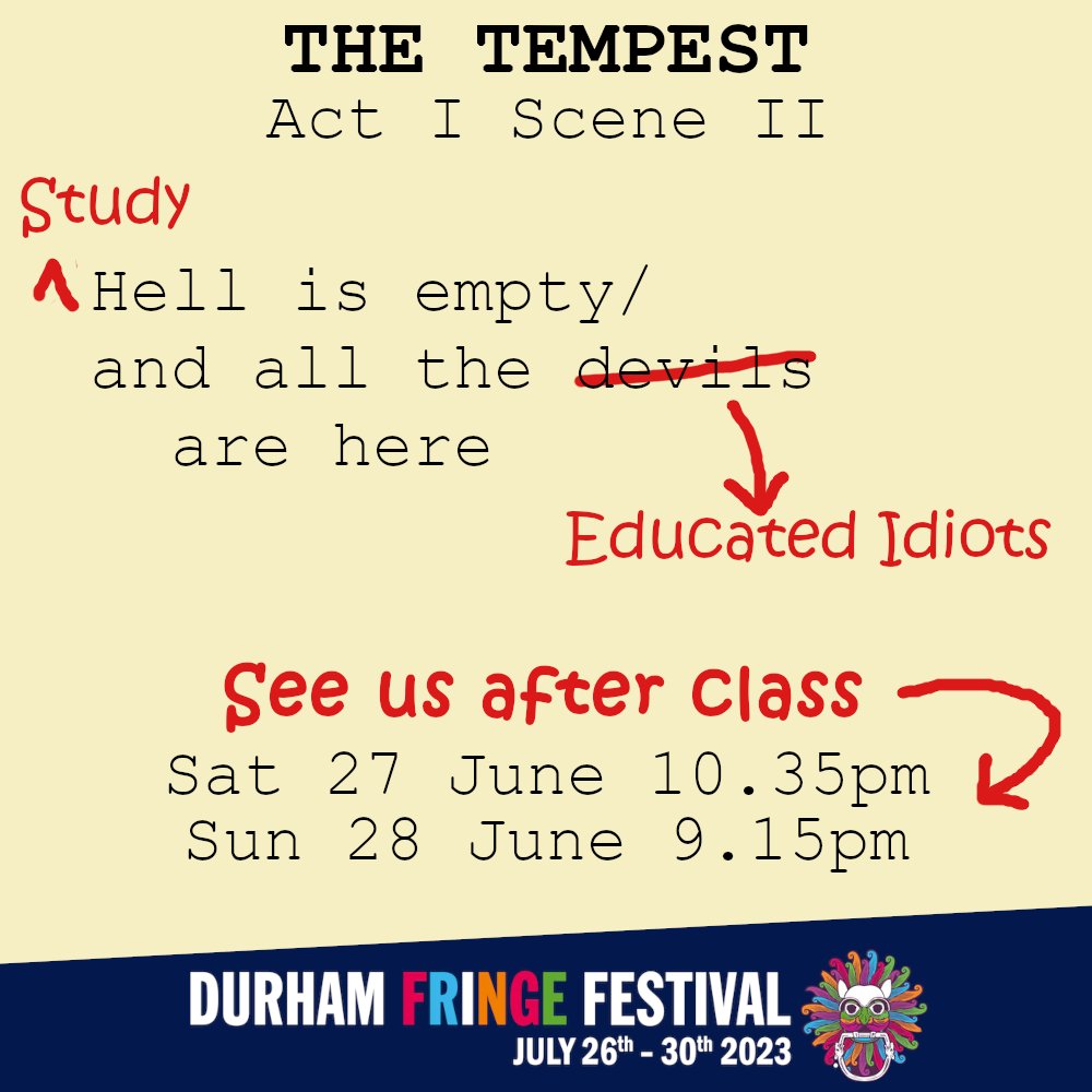 Educated Idiots Presents: Study Hell tweet media