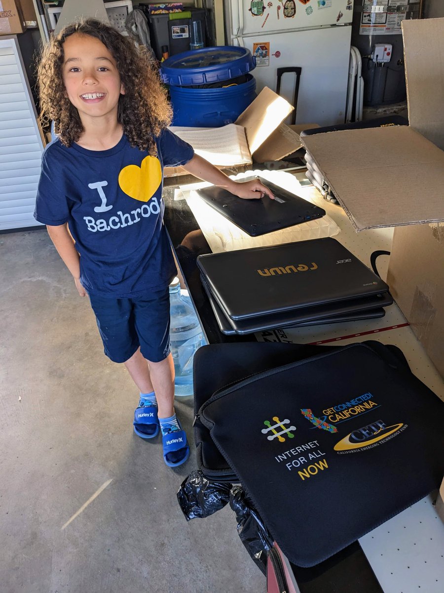 Yesterday our youngest Digital Champion was working hard to help prepare deceives for upcoming ACP Enrollment Events!

You can find an ACP enrollment event near you here: internetforallnow.org/events