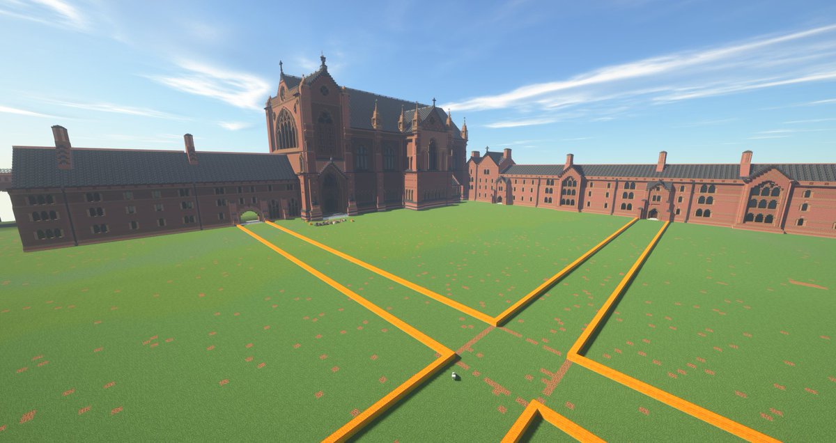digging_gone's tweet image. OK New Rule! Rule No:53 Don&apos;t build Quads, they never line up! Keble College Linden &quot;not so&quot; quad taking shape (mostly) #Minecraft #steampunk #Minecraftbuilds #KebleCollege