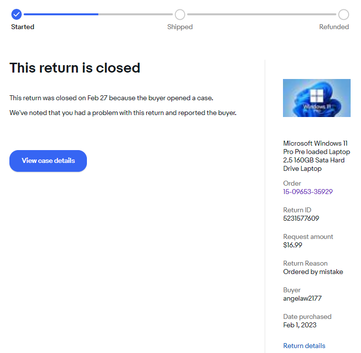 CtDiablo's tweet photo. @eBay I love how you support scamming buyers. One buyer didn't even return the item and you gave them a refund. The other buyer returned a headset that wasn't mine and you gave them their money back and they got to keep my item. Another buyer returned a screen that they swapped. https://t.co/a1psngrOfV