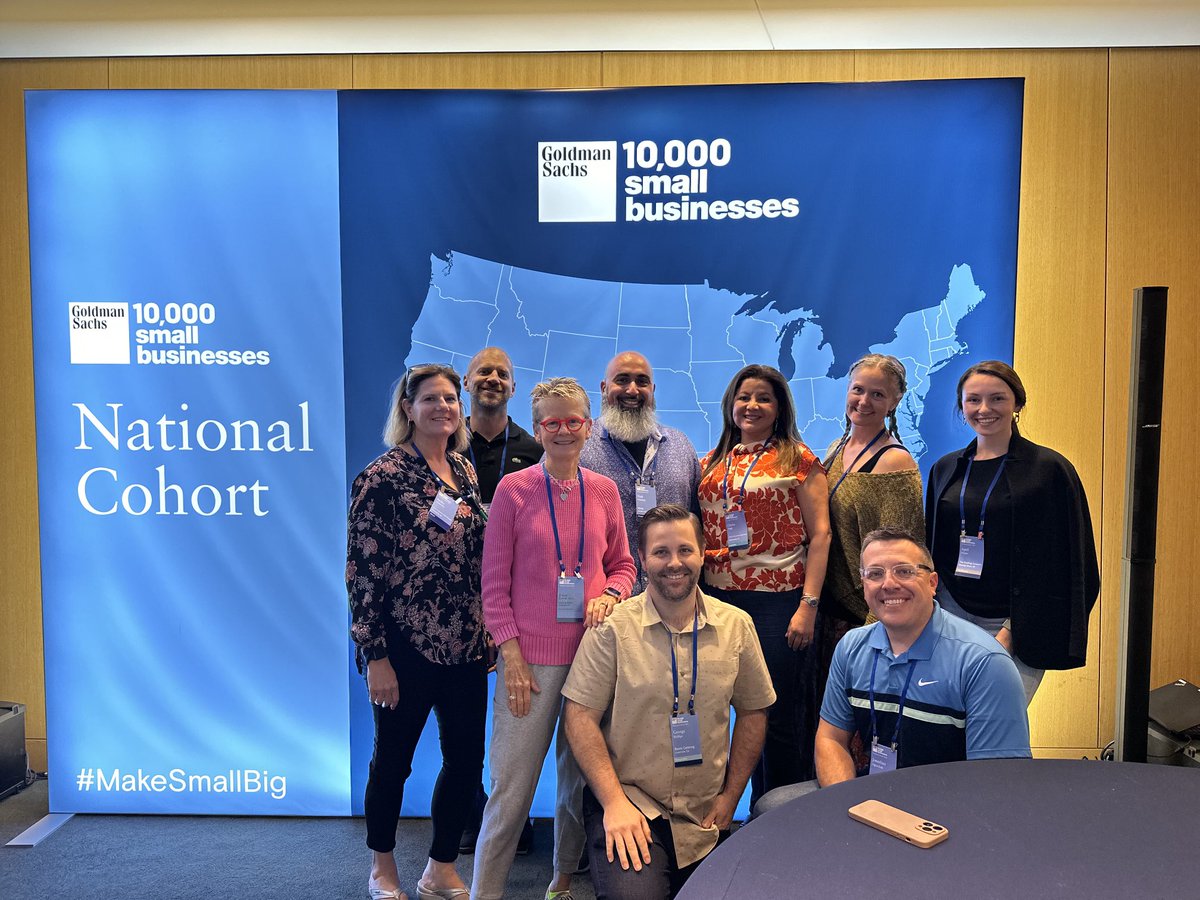 So proud to be with my National Cohort #SmallBusiness owners in New York City for graduation from the #GoldmanSachs #10KSmallBusinesses program