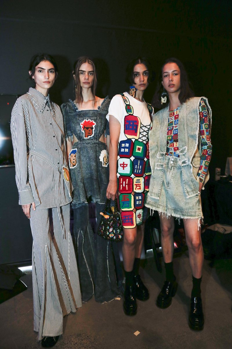 VivienneTam's tweet photo. #TamGirls ❤️❤️❤️ | New Spring Arrivals #VTSS23 ft. Mahjong Crochet
Available Online & In Stores Now
#VIVIENNETAM #SpringTime #new #chinachic #mahjong #backstage #models #fashionweek https://t.co/schpkNZduI