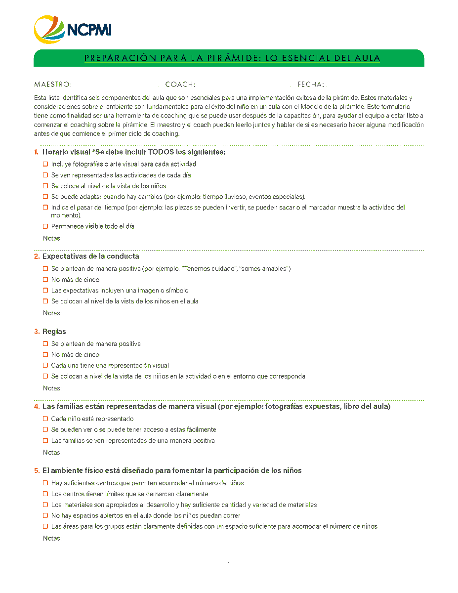 Our friends at <a href="/NAEYC/">NAEYC</a> graciously provided a Spanish translation for Preparing for the Pyramid: Classroom Essentials. PDF is now available in our Resource Library:
tinyurl.com/2tt5e96t
#PyramidModel