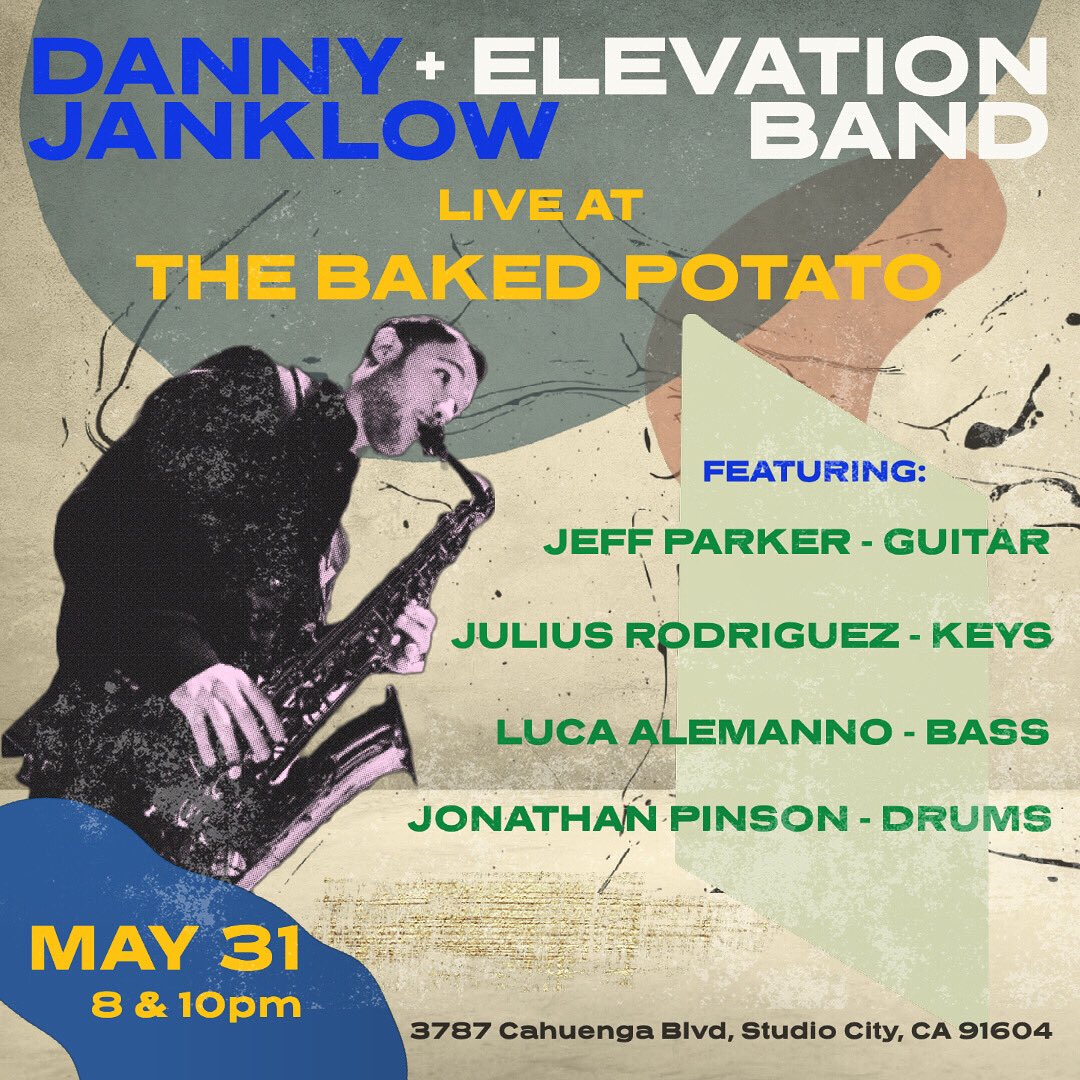 Next Wednesday 5/31 at The Baked Potato!